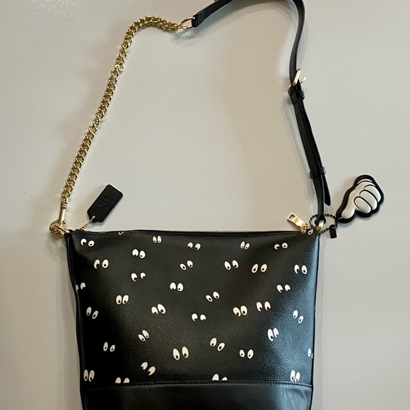 Coach X Disney 1941 DARK FAIRY TALE Collection Set Spooky Eyes DUFFLE SNOW fob - Picture 5 of 10